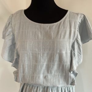 Blue cottage core dress